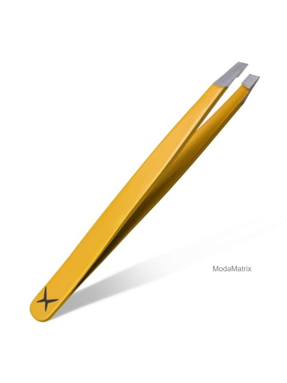 Slant Tip Precision Tweezers for Facial Hair & Eyebrow Shaping, Stainless Steel